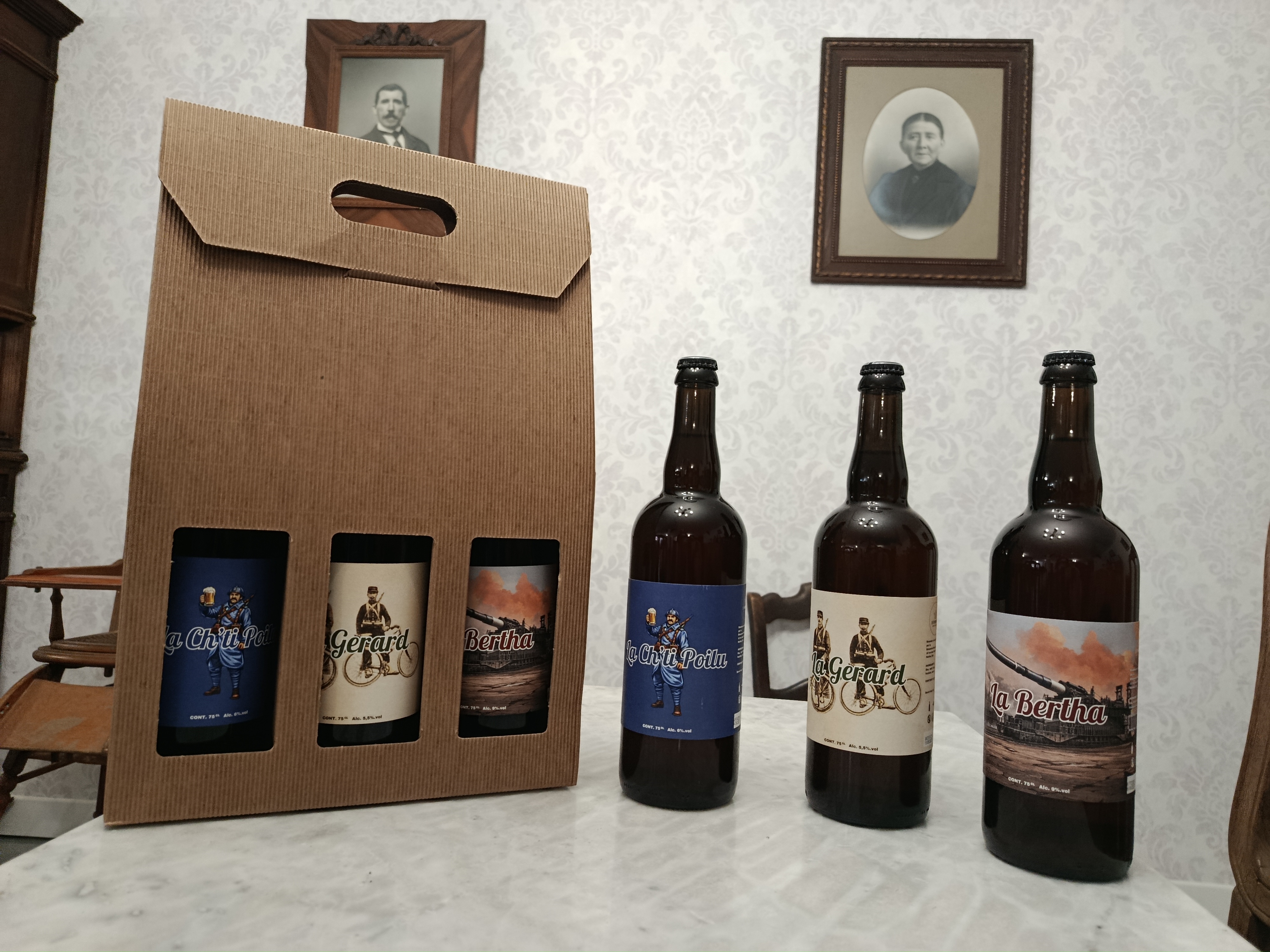 Les bières du Ch'ti Poilu